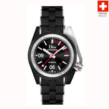 Christian Dior Chiffre Rouge D02 Automatic Rubber & Bracelet. CD085540R001