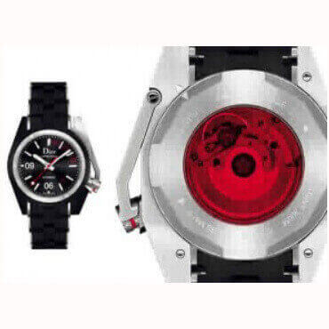 Christian Dior Chiffre Rouge D02 Automatic Rubber & Bracelet. CD085540R001 - Image 3