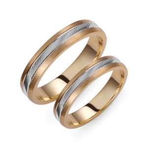 ΒΕΡΕΣ ΚΙΤΡΙΝΟ ΚΑΙ ΛΕΥΚΟ ΧΡΥΣΟ Κ14