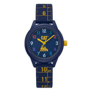 CATERPILLAR Kids Blue Silicone Strap KD.41026617
