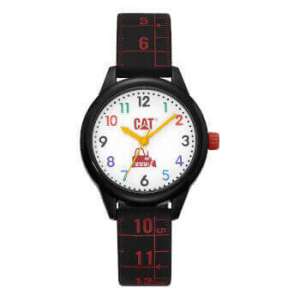 CATERPILLAR Kids Black Silicone Strap KD.410.08.218