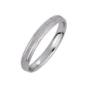 Βέρα από λευκό χρυσό 14Κ V973-3