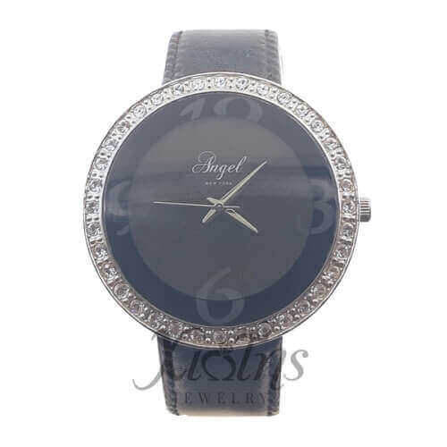 Angel New York Black Leather Strap AR.1877.10.01