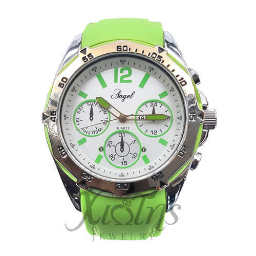 Angel New York Light Green Rubber Strap AR.812851.02GR
