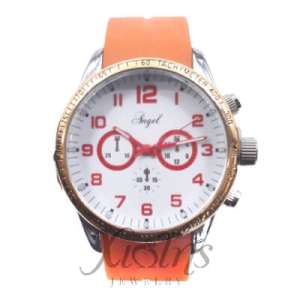 Angel New York Orange Rubber Strap AR.9086.R