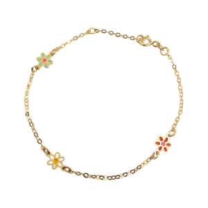 Βραχιόλι από χρυσό 14Κ & σμάλτο YBP5017P