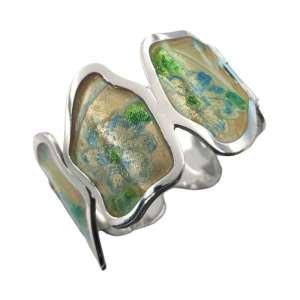 Βραχιόλι ασημένιο 925⁰ με σμάλτο BS9506