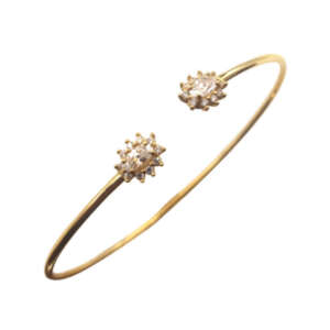 Βραχιόλι από χρυσό 14Κ με ζιργκόν YBS5051