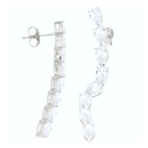 Σκουλαρίκια ασημένια 925⁰ SS9551I