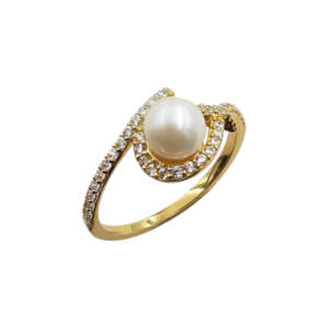 Δαχτυλίδι σε χρυσό 14Κ με μαργαριτάρι YDGS5102