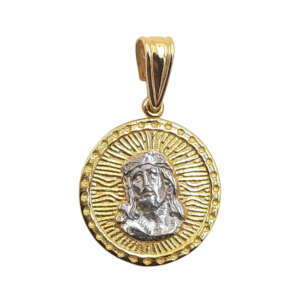 Ιησούς-Κωνσταντινάτο διπλής όψεως χρυσό 9Κ YWFΙ3600B