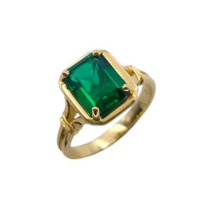 Δαχτυλίδι από χρυσό 14Κ με ζιργκόν YDS5200