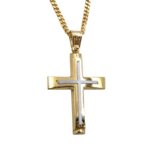 Σταυρός από χρυσό 14Κ YWST5161B