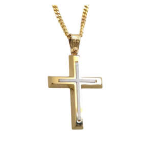 Σταυρός από χρυσό 14Κ YWST5163B